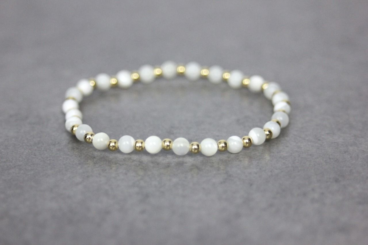 Bracelet perles de nacre