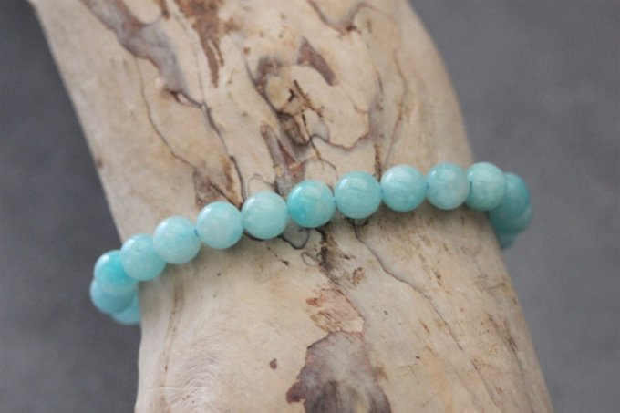 Bracelet perles amazonite 