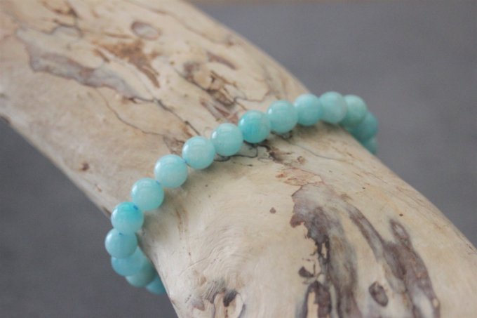 Bracelet perles amazonite 