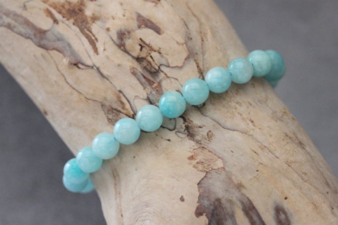 Bracelet perles amazonite 